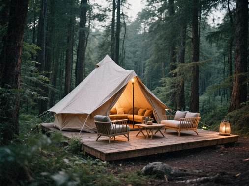 Glamping stan v lese