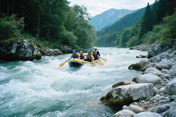 Rafting na divokej rieke