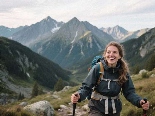 Spokojný turista vo Vysokých Tatrách