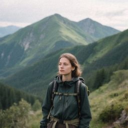 Portrét turistky z Malej Fatry